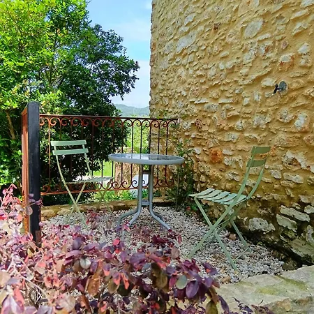 Gite Independant Avec Terrasse Saluces Sabran Exterior photo